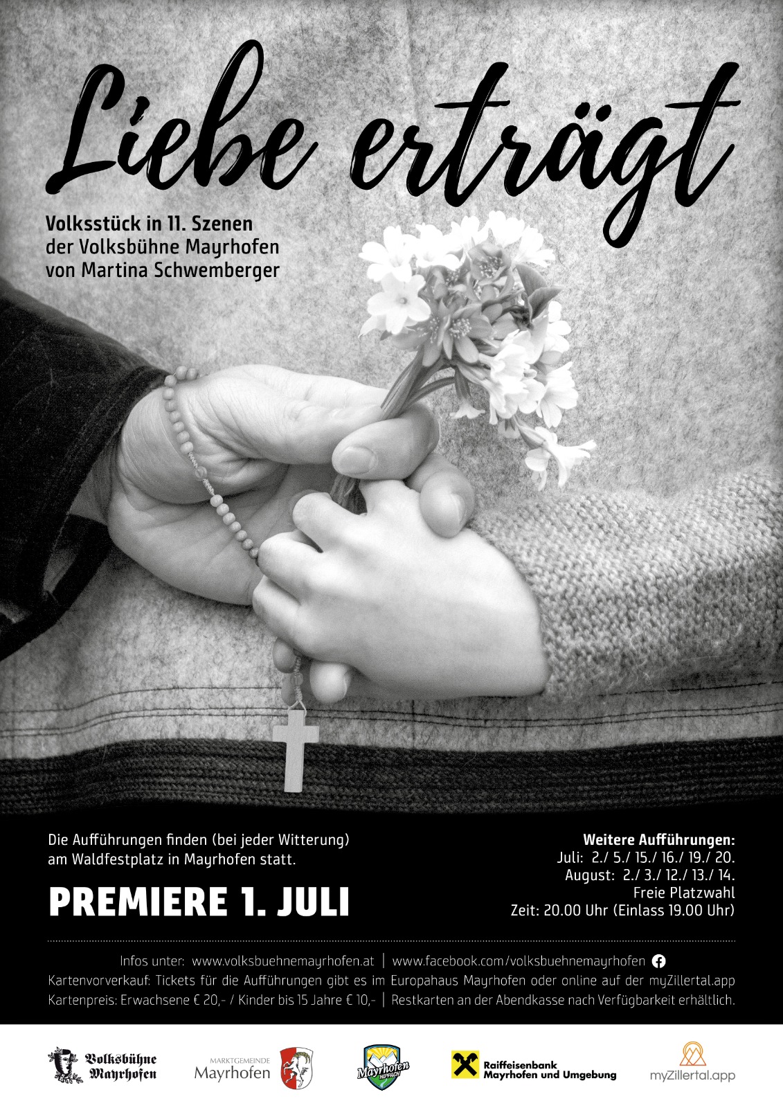 Plakat - Liebe erträgt